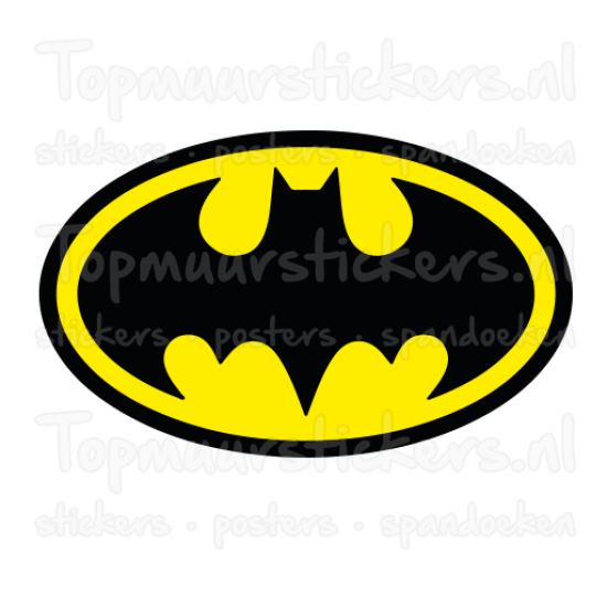 Muursticker - Interieursticker Batman kleur